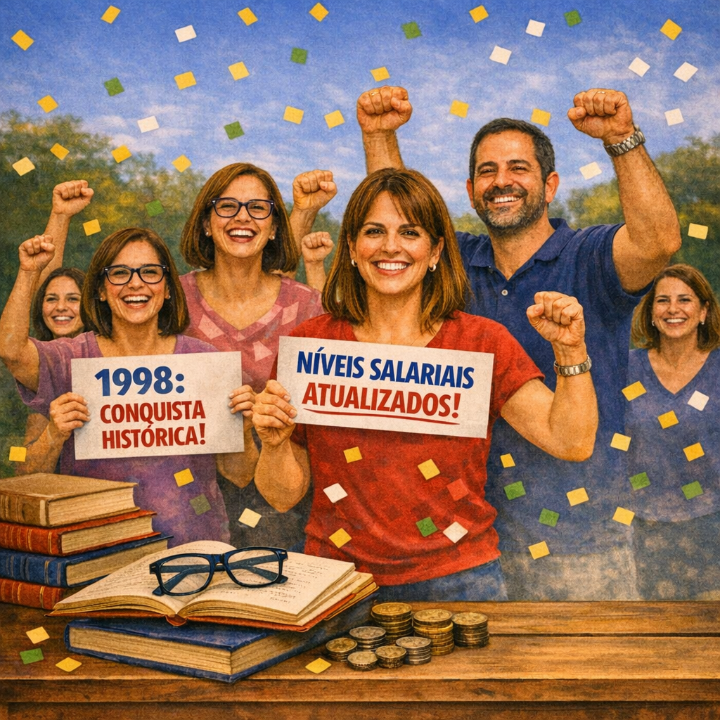 Magistério de Fagundes conquista atualização histórica nos níveis salariais após luta do SINTAB